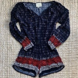 Elevenses (Anthropologie) Long Sleeve Romper